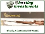 Browning A-bolt II Medallion 270 Win last ones!- 1 of 4