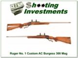 Ruger No.1 AC Burgess Custom 300 Burgess!- 1 of 4