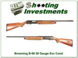 Browning B-80 20 Gauge 26in IC Exc Cond! - 1 of 4