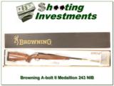 Browning A-bolt II Medallion 243Win last of the new ones! - 1 of 4
