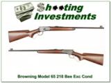 Browning Model 65 Lever Action 218 Bee Exc Cond! - 1 of 4