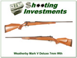 Weatherby Mark V Deluxe 7mm Wthy mag! - 1 of 4