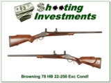 Browning Model 78 22-250 Heavy Barrel Exc Cond! - 1 of 4