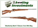 Weatherby Mark V Deluxe 7mm Wthy mag! - 1 of 4
