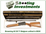 Browning A5 20 Gauge unfired in box 26in VR - 1 of 4