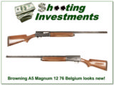 Browning A5 Magnum 12 76 Belgium as new! - 1 of 4