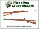 Excellent condition Remington 700 BDL 243 Winchester! - 1 of 4