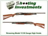 Browning Model 12 High Grade 5 28 Gauge as new - 1 of 4