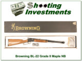 Browning BL-22 Grade II Maple NIB - 1 of 4
