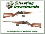 Browning BLR 81 in harder to find 358 Winchester 2 mags! - 1 of 4