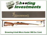 Browning A-Bolt II Hard to find MICRO Hunter 308 Win - 1 of 4