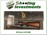AYA No. 2 410 Gauge SxS NIB! - 1 of 4