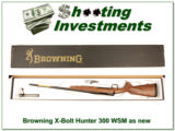 Browning X-Bolt Hunter 300 WSM NIB - 1 of 4