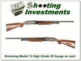 Browning Model 12 High Grade 5 28 Gauge as new - 1 of 4