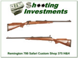 Remington 700 Custom Shop 375 H&H Mag Exc Cond! - 1 of 4