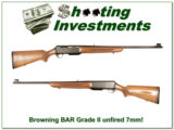 Browning BAR Grade II 68 Belgium 7mm as new! - 1 of 4