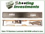 Sako 75 Stainless Laminate ANIB 300 WSM! - 1 of 4