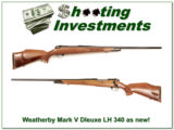 Weatherby Mark V Deluxe
*****
LEFT
HAND
***** 340 Wthy mint! - 1 of 4