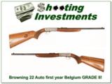 Browning 22 Auto First Year Thumbwheel Belgium Grade II - 1 of 4