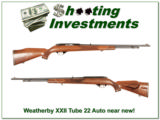 Weatherby Mark XXII 22 Auto Tube as new! - 1 of 4