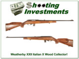 Weatherby XXII 22 Auto Italian Exc Cond nice wood! - 1 of 4