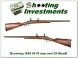 Browning Model 1885 45-70 Exc Cond Nice Wood! - 1 of 4