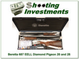 Beretta 687 EELL Diamond Pigeon 20 and 28 gauge 2 barrel set! - 1 of 5