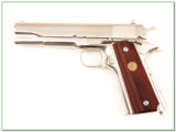 Colt 1911 Government 1926 Polished Nickel! - 2 of 4