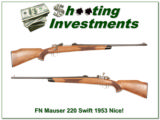 FN Mauser in 220 Swift made in 1953 Exc Cond! - 1 of 4