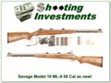 Savage Model 10 ML-II 50 Caliber Exc Cond - 1 of 4