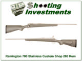 Remington 700 Custom Shop Stainless 280 Rem Exc Cond! - 1 of 4