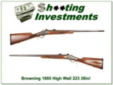 Browning 1885 Rare 223 High Wall 28in octagonal! - 1 of 4