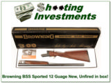 Browning BSS Sporter 12 gauge NIB Unfired and Perfect! - 1 of 4