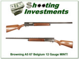 Browning A5 12 Gauge 67 Belgium MINT! - 1 of 4