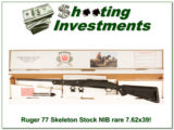 Ruger 77 Synthetic Skeleton Rare 7.62x39 unfired in box! - 1 of 4