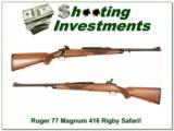 Ruger 77 Magnum in 416 Rigby Exc Cond! - 1 of 4