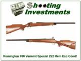 Remington 700 BDL Varmint Special 222 Remington near new - 1 of 4