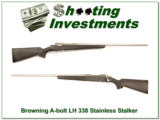 Browning A-bolt Stainless Stalker Left Handed 338 - 1 of 4