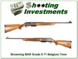 Browning BAR Grade II 7mm 71 Belgium - 1 of 4