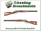 Browning 1886 45-70 Saddle Ring! - 1 of 4