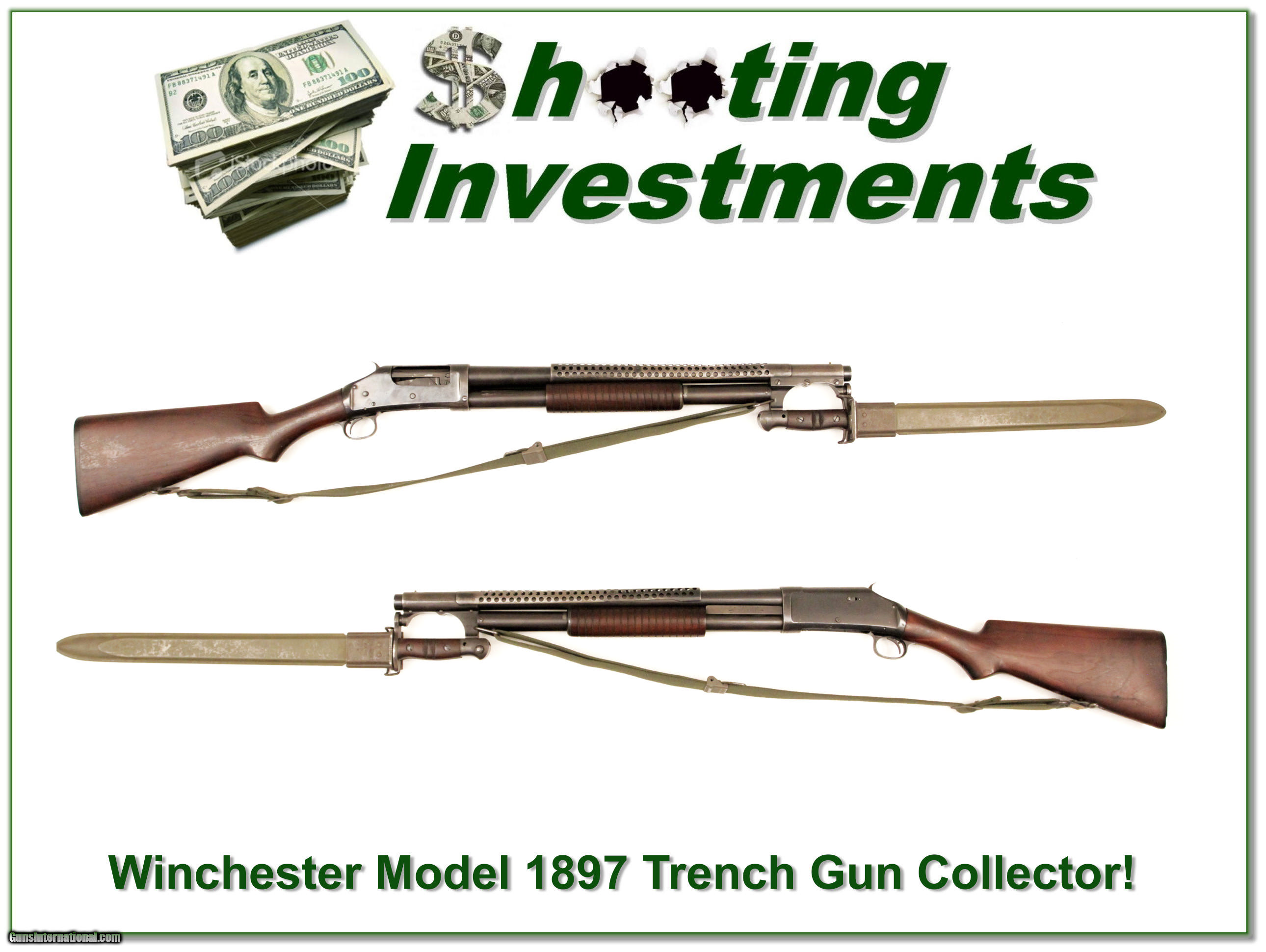 Winchester Model 1897 Trench Gun made 1919 Exc Cond!