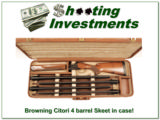 Browning Citori Skeet 4 barrel set in case! - 1 of 4