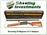 Browning A5 Magnum 12 71 Belgium in box! - 1 of 4