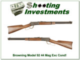 Browning Model 92 44 Remington Magnum Exc - 1 of 4