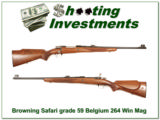 Browning Safari Grade 59 Belgium 264 Win Mag! - 1 of 4