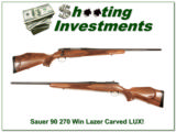 Sauer 90 Lux Laser Carved 270 Win as new! - 1 of 4