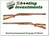 Browning Superposed 20 Gauge 28in barrels XX Wood! - 1 of 4
