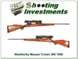Weatherby Custom Crown Mauser 300 1952 Exc Cond! - 1 of 4