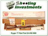 Ruger Model 77 RS 22-250 Red Pad Tang Safety NIB! - 1 of 4