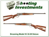 Browning Model 53 Deluxe 32-20 XX Wood! - 1 of 4